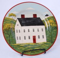 Sakura Warren Kimble COUNTRY LIFE White House Salad Plate